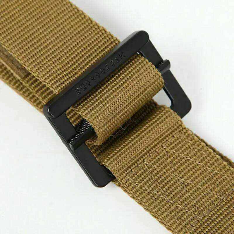 1pc Nylon Tactical Belt Multifunction Military Training Canvas Outdoor Sport Hunting and Fishing Casual Belts Y260225