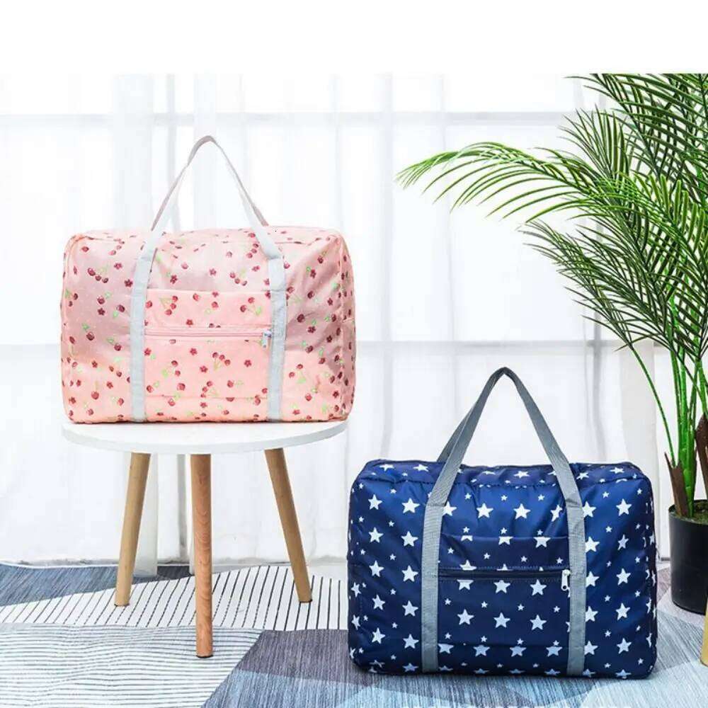 Large Capacity Foldable Waterproof Clothes Organizer Luggage Bag Carry-on Under The Seat Oxford cloth Travel Pouch Y260225