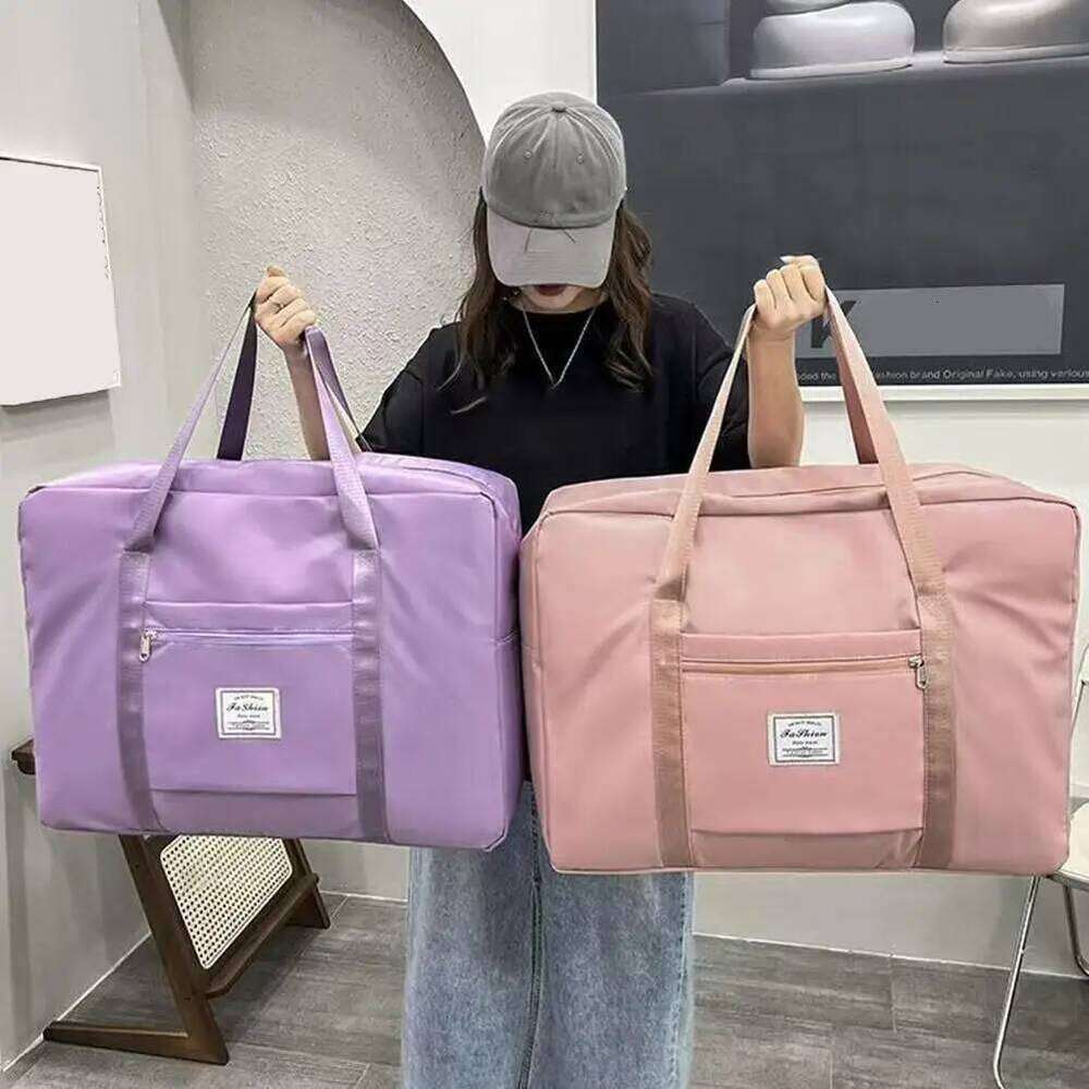 Waterproof Travel Duffle Bag Lightweight Foldable Large Capacity Adjustable Shoulder Strap Multi Color Options for Long Trips Y260225