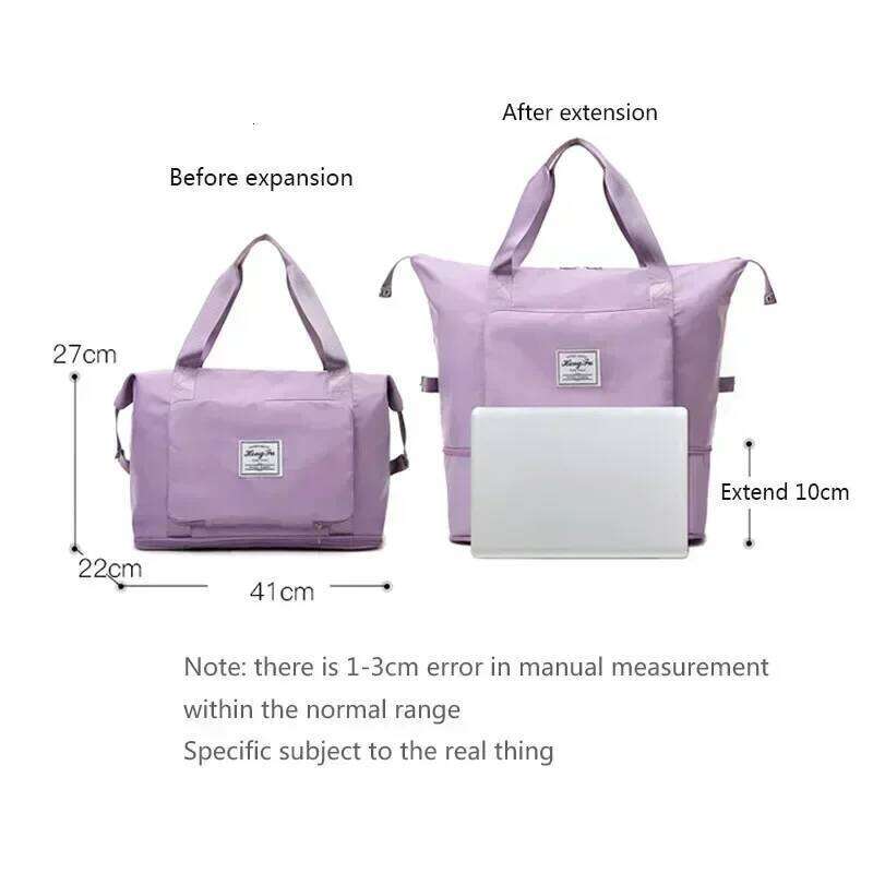 Foldable Travel Female Portable Large Capacity Maternity Storage Short DistanceTravel Duffel Swim Fitness Bag Bolsos Grandes Y260225