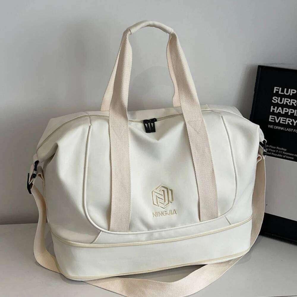 Womens Gym Tote Duffle with Wet Pocket & Shoe Compartment, Sports Duffel Overnight Weekender Hospital Workout Carry on Bag Y260225