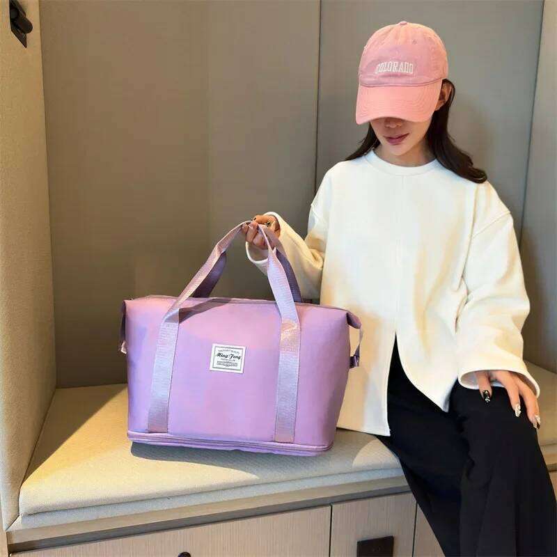 Large Capacity Expanding Bags Luggage Organizer Handbag Waterproof Portable Foldable Travel Clothes Storage Bag New Y260225