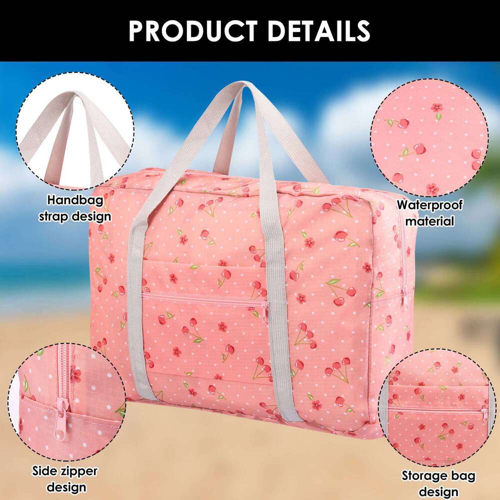 Travel Duffel Portable Large Capacity Carry On Waterproof Sports and Fitness Bag Household Clothing Storage Organization Y260225