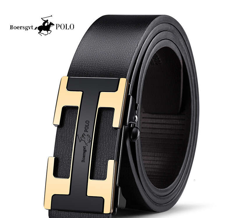 New Trendy Men's Belt Casual Business Leather Belt Versatile Daily Wear Suitable for Matching Suit