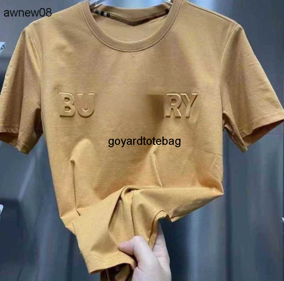 B Mens Tshirts Mens t Shirt Designer Tshirt Round Neck Short Sleeve Shirts Men Women Sweatshirt Letter Cotton T Burberrys2 burberries 84JU OE23