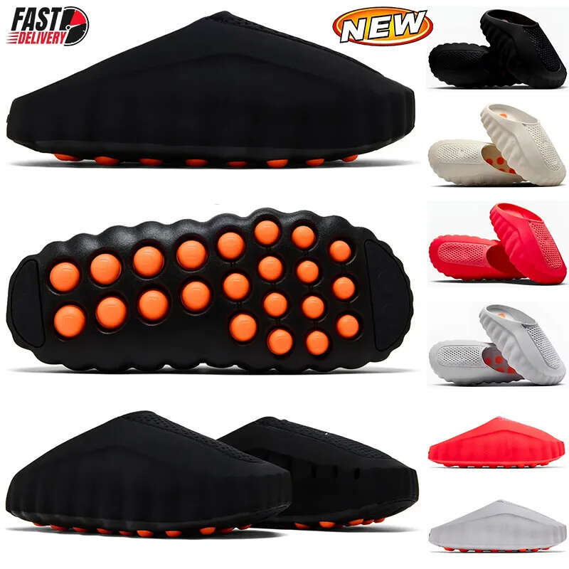 Mens Mind 001 Slide Desginer nikemind Beach 10A Slides Soft Rubber Tech Fashion Sandals Mules Clog Black Red Bone Mind001 EVA Flat Slippers Men Women Summer Shoes