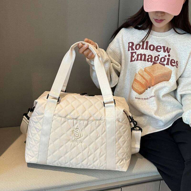 Large Capacity Outdoor Waterproof Travel Luggage Handbag Women Shoulder Oxford Men Sports Gym Bag Female Crossbody Bags Y260225