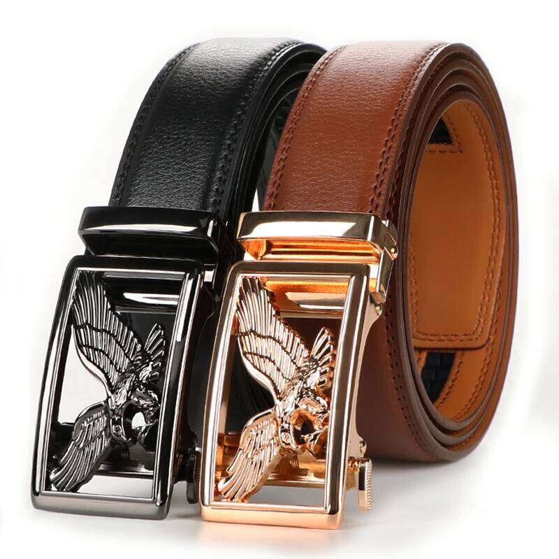 With Alloy Automatic Buckle, Fashion Men's Business Leisure Belt Y260225
