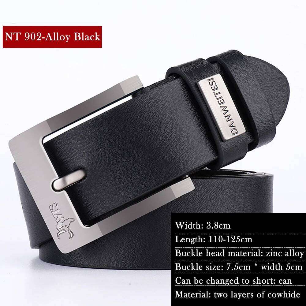 newMen High Quality Belt Men Male Strap Luxury Pin Buckle Genuine Fancy Vintage Jeans Free Shipping Y260225