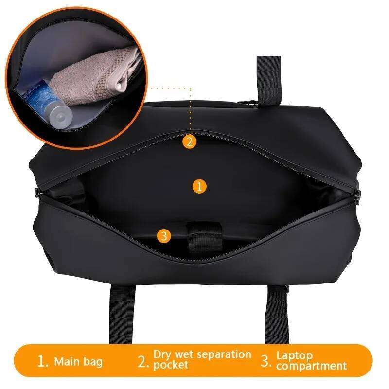 Large Capacity Travel Bag,Portable Overnight Duffel Bag Unisex Sport Fitness Bag,Perfect For Sports And Outdoor Adventures Y260225