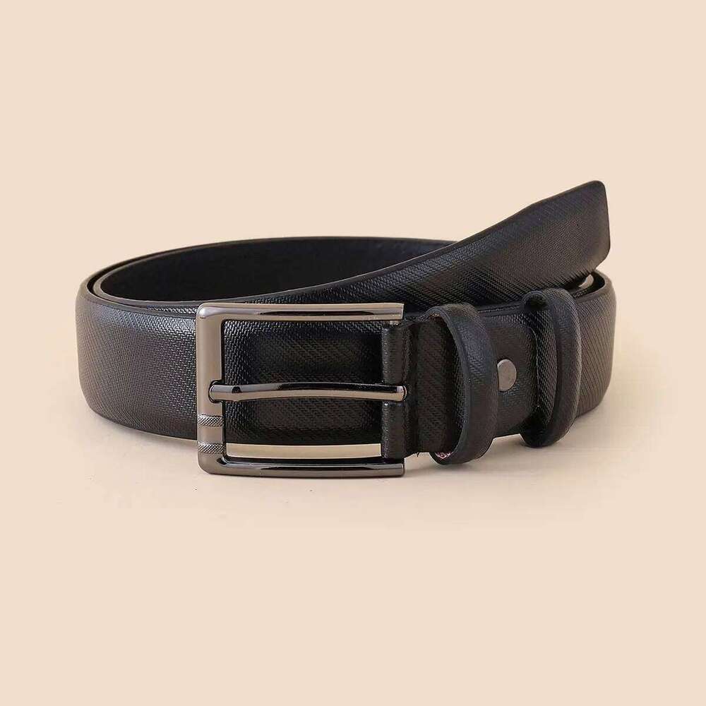 New Fashion PU Leather Designer Pin Buckle Belt Business Men's Belts Y260225