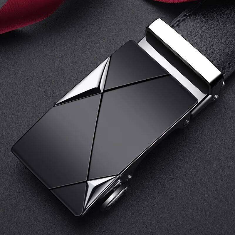 Men's Automatic Buckle for Big Men, Extra Long Size 140 150 160 170cm, Oversized Faux Leather Dress Casual Belt Y260225