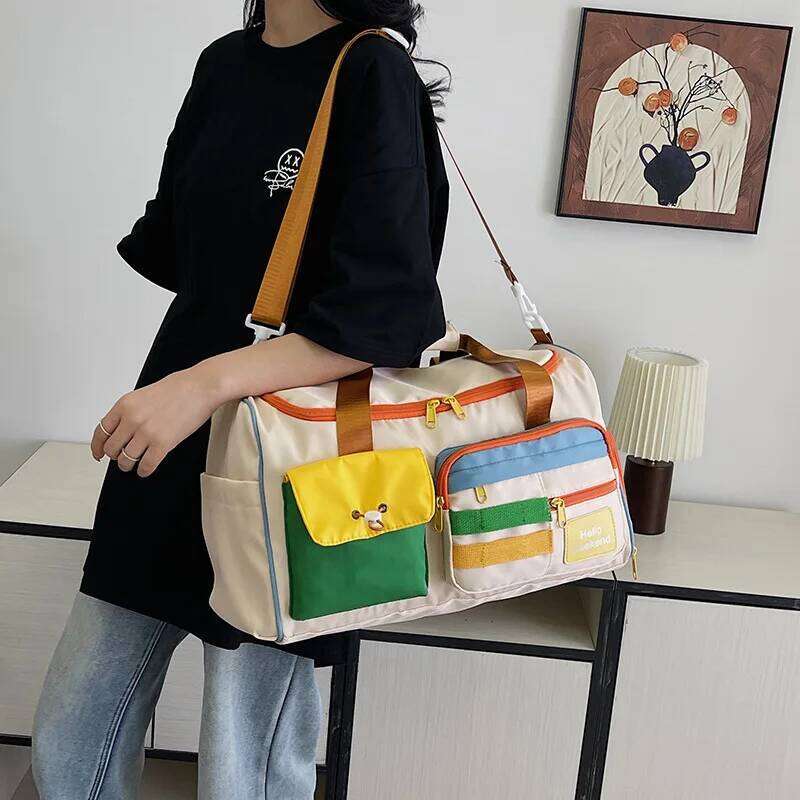 Large capacity Cosmetics Travel Professional Fitness Yoga Swimming Training Backpack Satchel Shoulder Crossbody Tote Bag Y260225