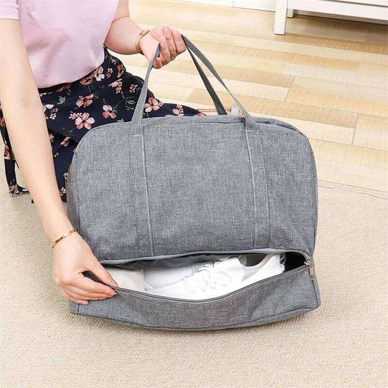 Double-Layer Waterproof Travel for Gym & Swimming -Portable Handheld Dry/Wet Separation Cosmetic Toiletry Storage Unisex Bag Y260225