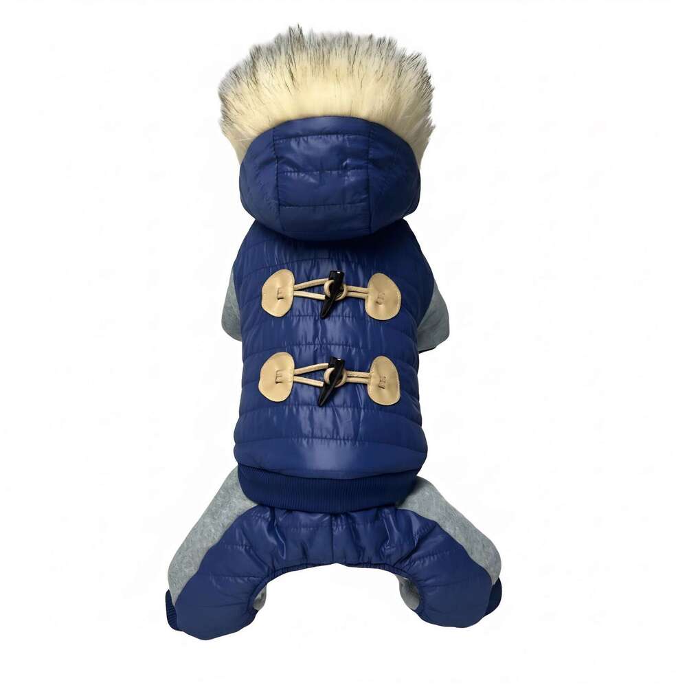 Manufacturer wholesale cross border pet cotton coats cold protection warmth clothing dogs four legged style Teddy French Bulldog autumn winter clothes