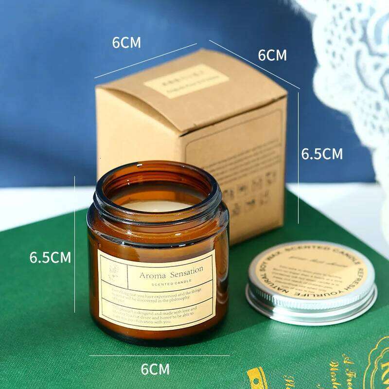 Aromatherapy candles, glass cups, handmade soy wax fragrance, decor, birthday and wedding gifts, smoke-free home decor H260225