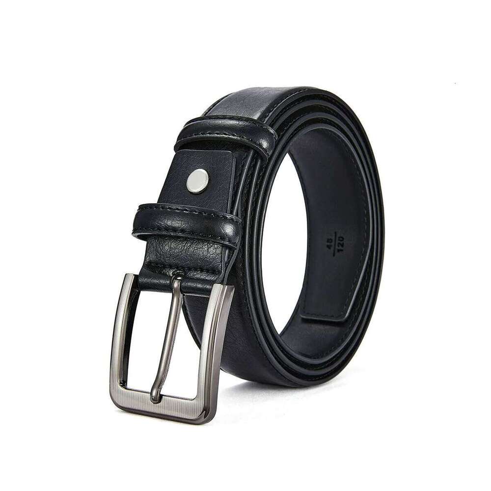 Genuine Leather High Quality Pin Buckle Jeans Men's Retro Cowhide Casual Business Denim Belt Y260225