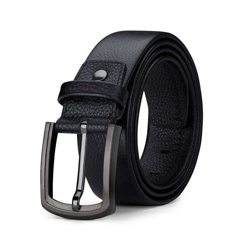 Men's business leather fashionable needle buckle belt, casual pants belt Y260225