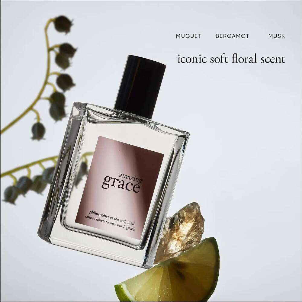 philosophy amazing grace eau de toilette clean floral women's perfume with notes of bergamot, muguet & musk - long lasting 26Y0225