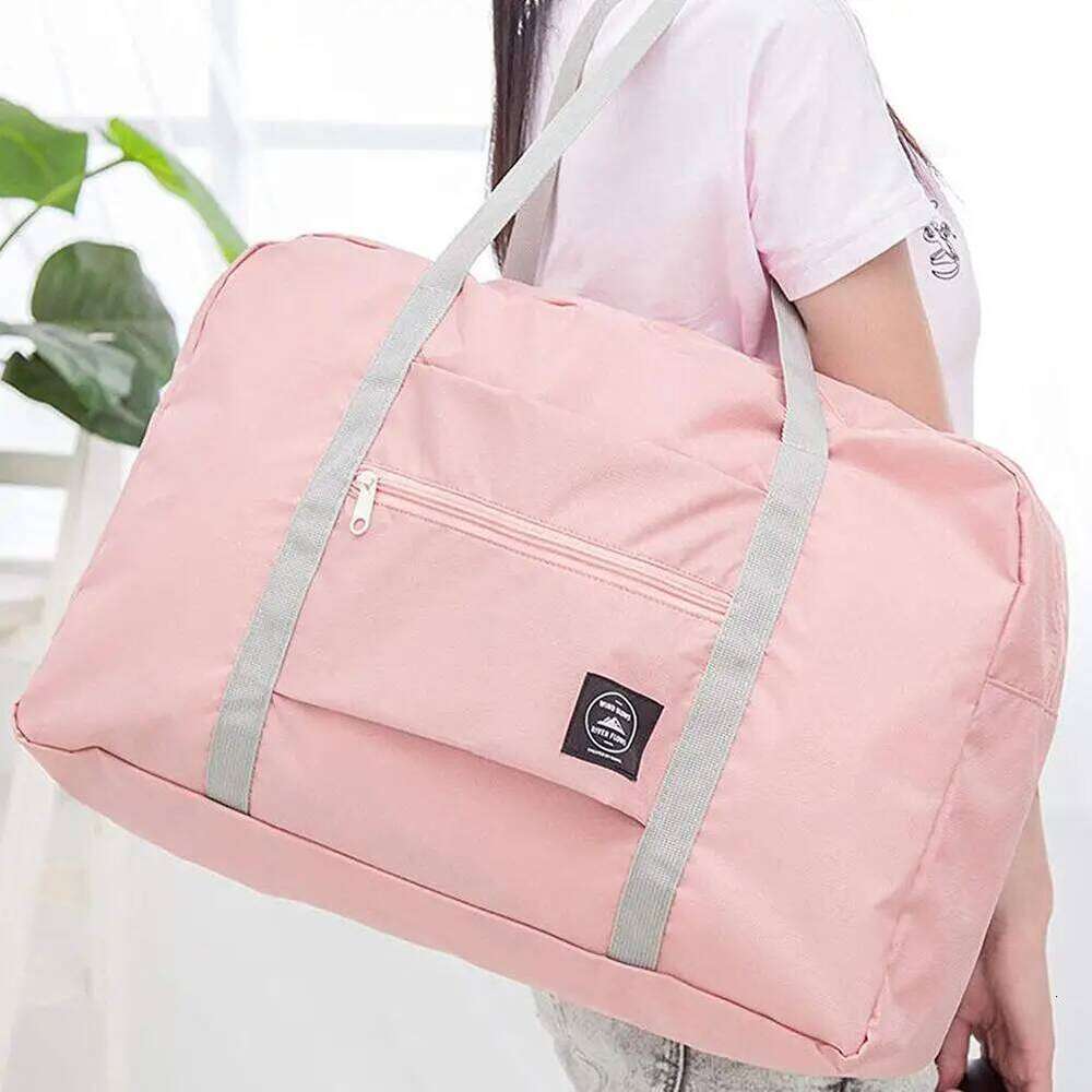 Foldable Travel Bags Lightweight Large Capacity Carry On Waterproof Handbags Weekend Trip Gym Bag Storage Clothes Y260225