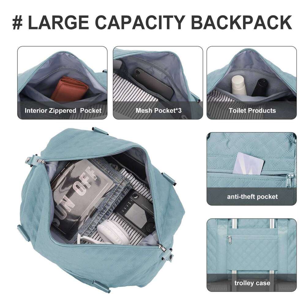 Suitcases Luggage Bag Cabin Travel Sports Fitness Bags Package, Weekend Short-Term Seaside Vacation Bag, Dry-Wet Separation Y260225