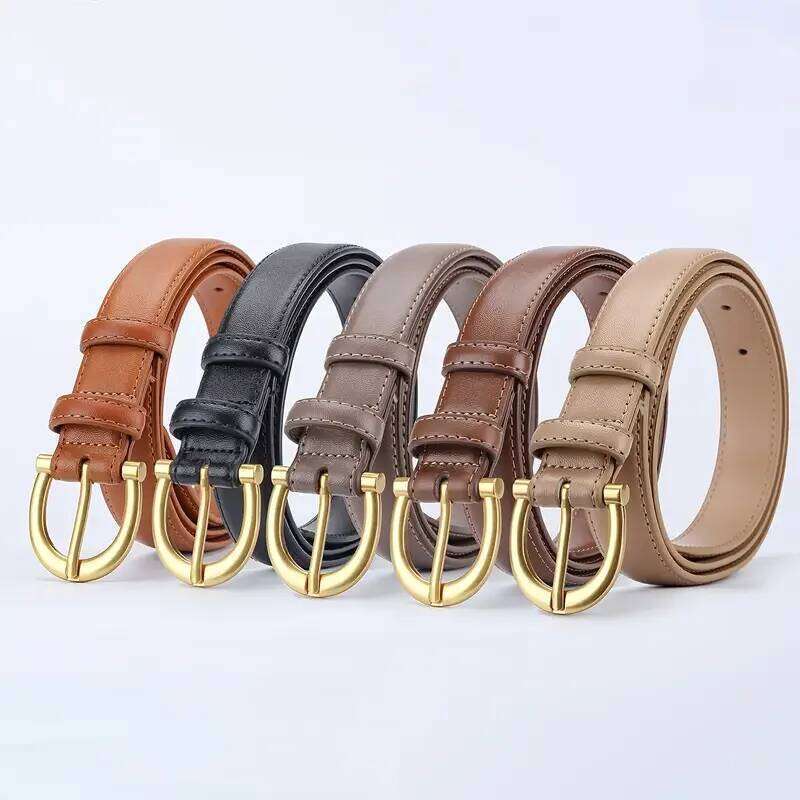 Women's Genuine Leather Belt - Soft, Crack-Resistant, Versatile, Suitable for Jeans and Dresses Y260225