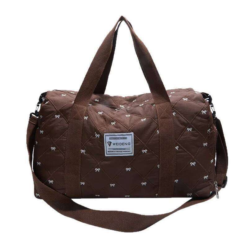 New Large Capacity Bow Printed Mummy Travel Portable Handbag Cross-body Diaper Maternity Bag for Mom Baby Y260225