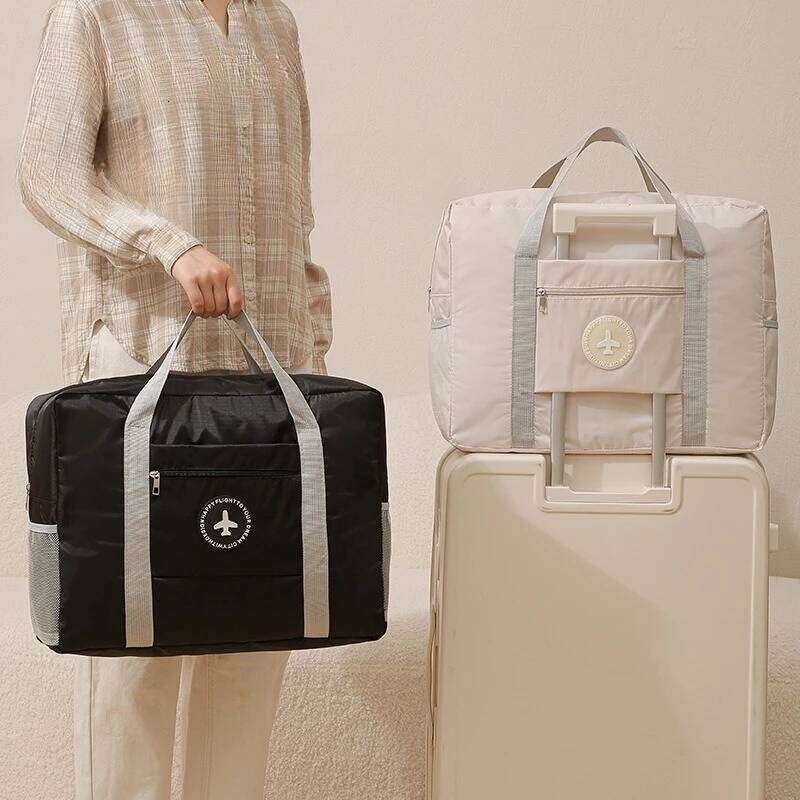 Short Distance Travel Moving Foldable Compartment Trolley Luggage Coating Storage Bag handbags Y260225