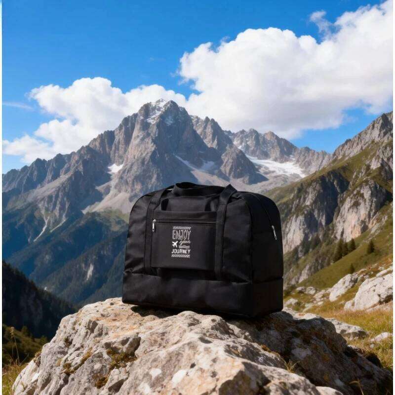 Women's Fashion Foldable Travel Bag - Large-Capacity Canvas Tote for Weekend Overnight Trips Y260225