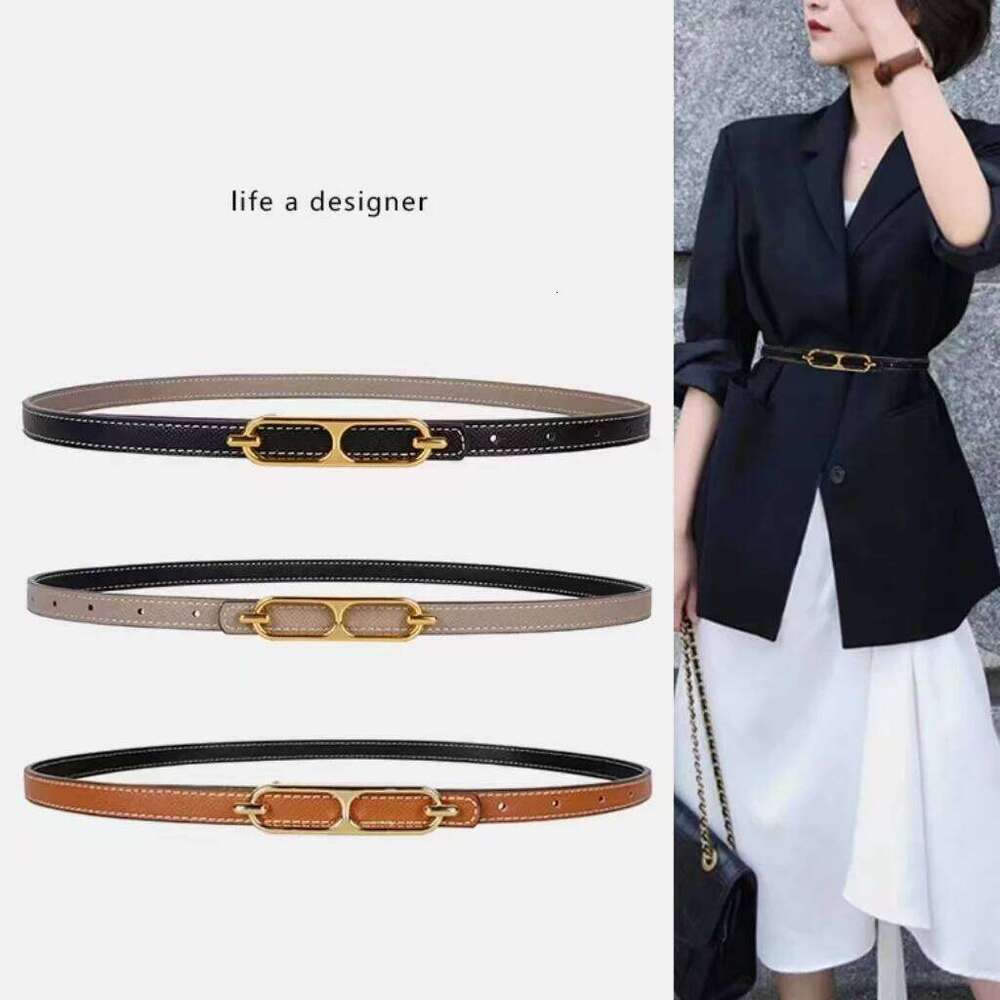1.3cm Women's Reversible Multifunctional Durable Fashion Item Belt Y260225