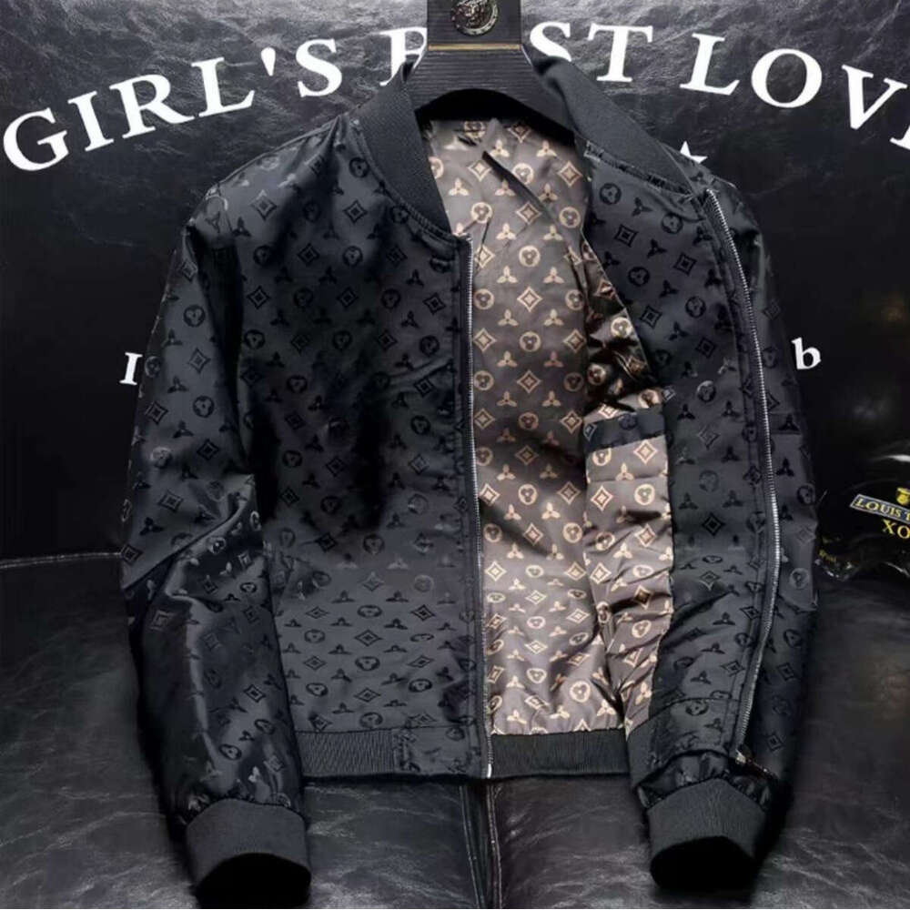 High-End European Style Hooded Spring And Autumn Men's Jacket Trendy New Versatile Casual Fashion Coat