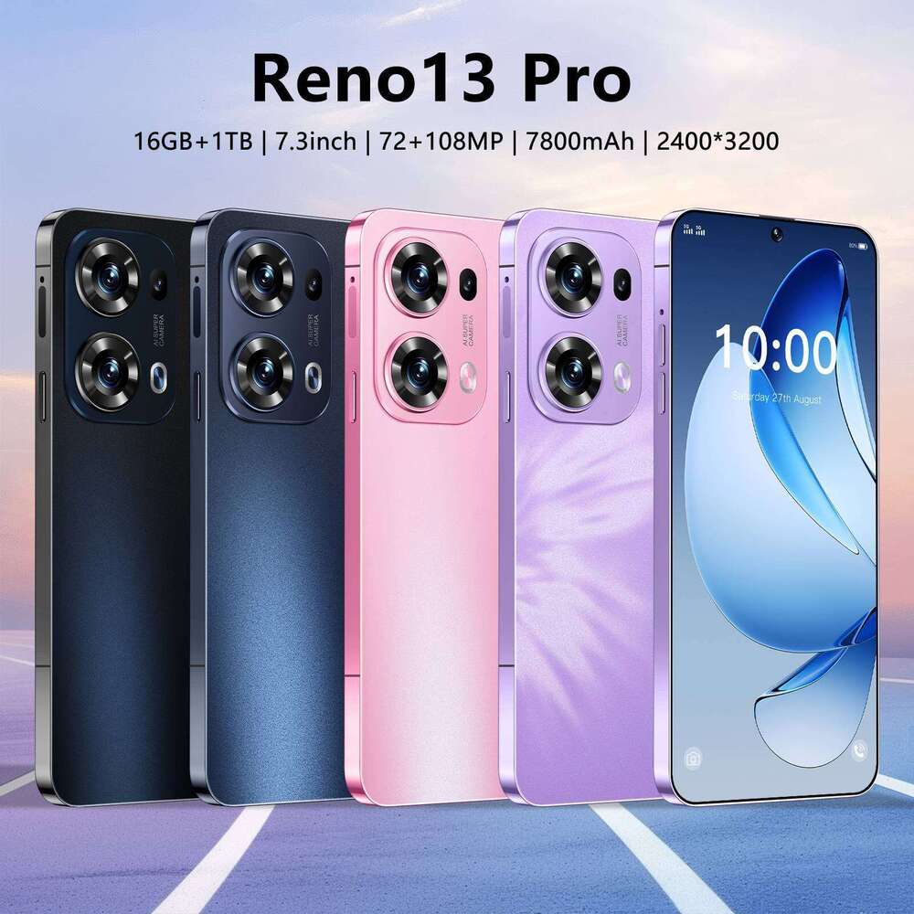 Well-known Brand Cross-border Hot Sale Reno Pro Smart Android Mobile Phone Export Exclusive TB Factory Direct Sales CKS