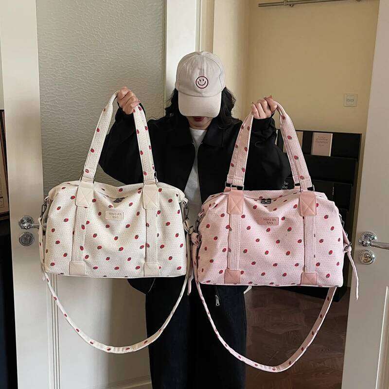 Tote for Women Large Bag Waterproof Lightweight Carry On Personal Item Shoulder Handbag Travel Duffel Y260225