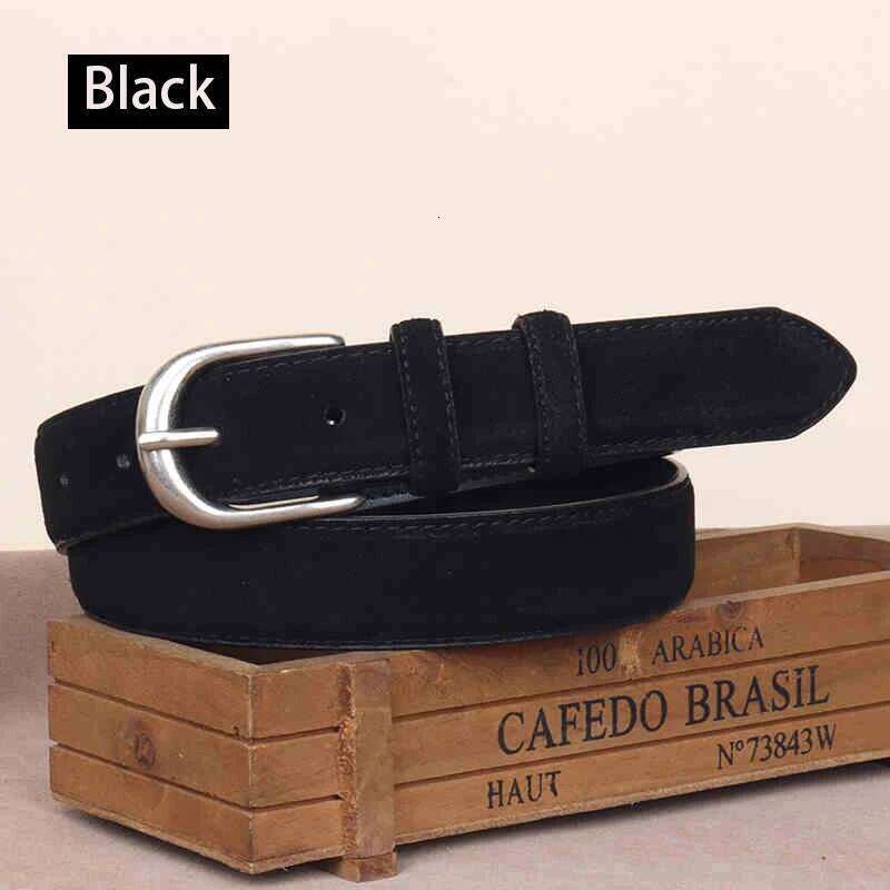 Casual Genuine Leather Belt Suede Cowhide Belts for Women Wide Elegant Dress Jeans Waistband Silver Buckle belt Y260225