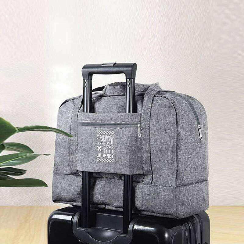 Fashion Folding Bag Women Oxford Travel Weekend Overnight Bags Luggage Tote Y260225