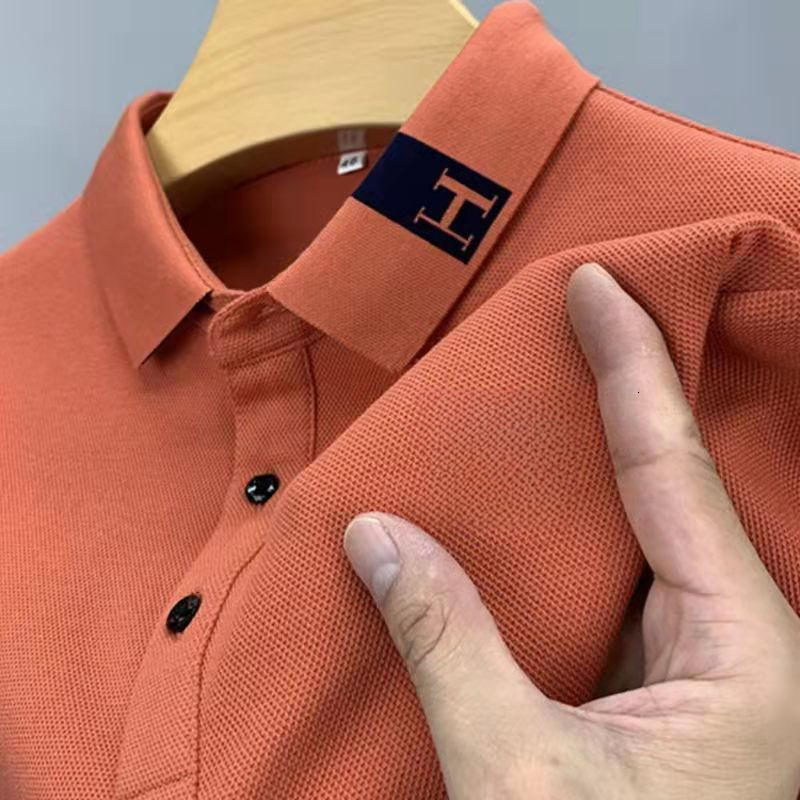 2026 New Designer Short-Sleeved T-Shirt Embroidered Luxury Youth And Middle-Aged Collared Polo Shirt - Outdoor Large-Sized Casual Business Men's 