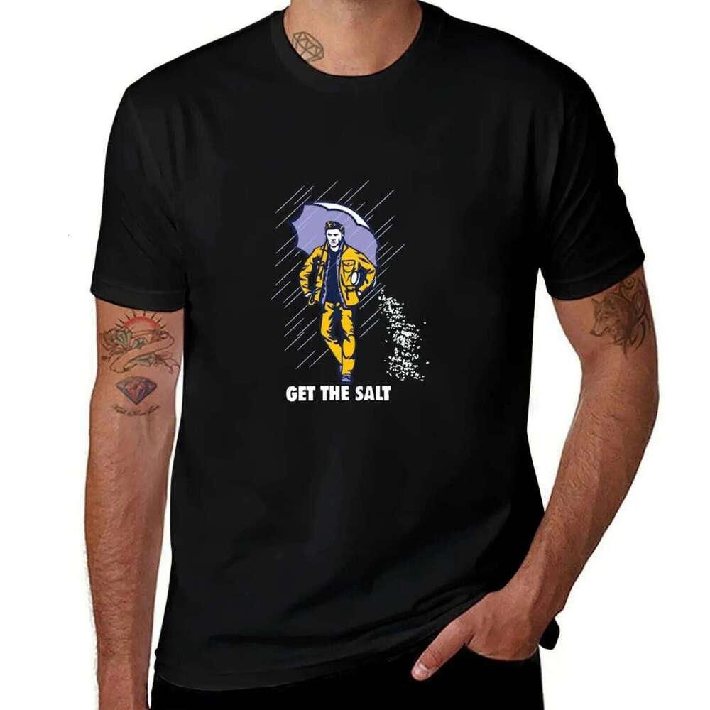 Get The Salt Dean Winchester Funny Supernatural T Shirt t shirt men 100% cotton brand T-Shirt H260225