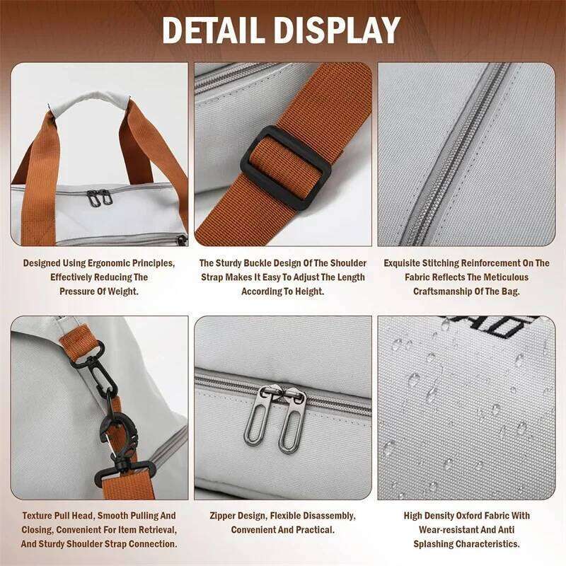 Fashion Travel Bags For Women Large Capacity Men's Sports bag Waterproof Weekend Sac Voyage Female Messenger Bag Dry And Wet Y260225