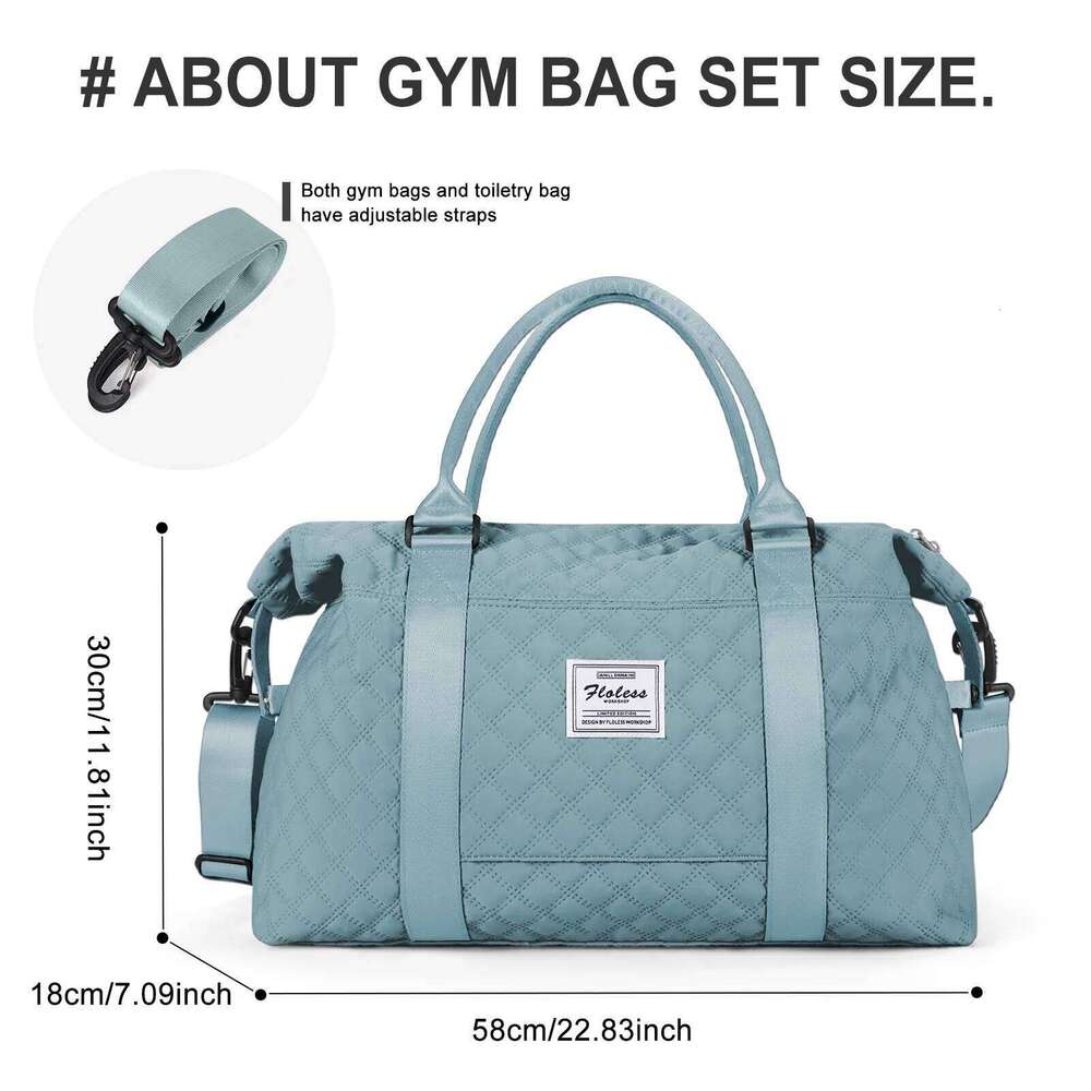 Suitcases Luggage Bag Cabin Travel Sports Fitness Bags Package, Weekend Short-Term Seaside Vacation Bag, Dry-Wet Separation Y260225