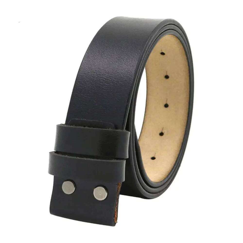 Quality Leather Casual for Men Mens Business Jeans Pants Accessories Adjustable Waist Belt without Buckle Y260225