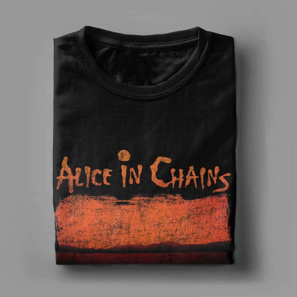 Alice in Chains Band Dirt T-Shirts Men Heavy Metal Music Awesome Pure Cotton Tees Round Neck Short Sleeve T Shirts Summer merch C260225