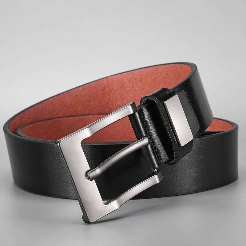 New Men's Cow Leather Luxury Strap Male Belts For Fashion Classice Vintage Pin Buckle High Quality Designer Belt Plus Size Y260225