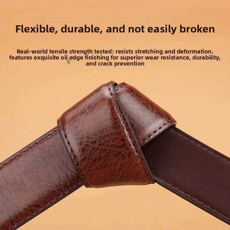 Cross-Border Foreign Trade Men's High-End Versatile Business Belt Pin Buckle Source Manufacturer Wholesale Y260225