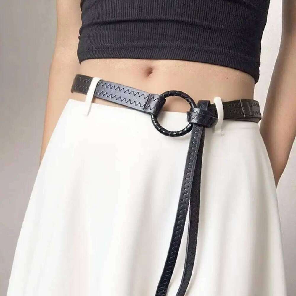 Elegant and fashionable women's waist belt - a variety of colors woven design rope tied luxurious multifunctional belt, ad Y260225