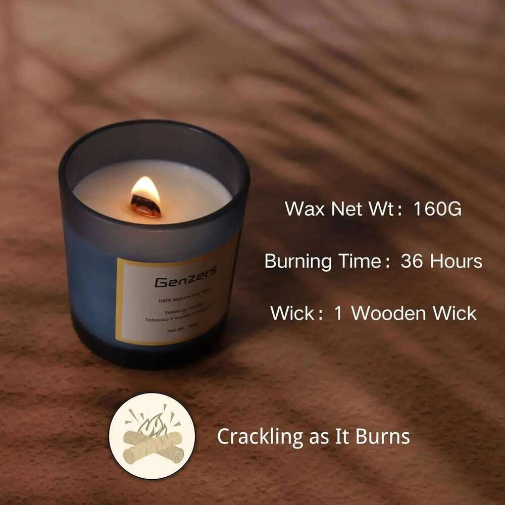Australian Sandalwood Musk Scented Candle Spring Aromatherapy Home Fragrance 36 Hours Clean Burning Birthday Gift for Men H260225