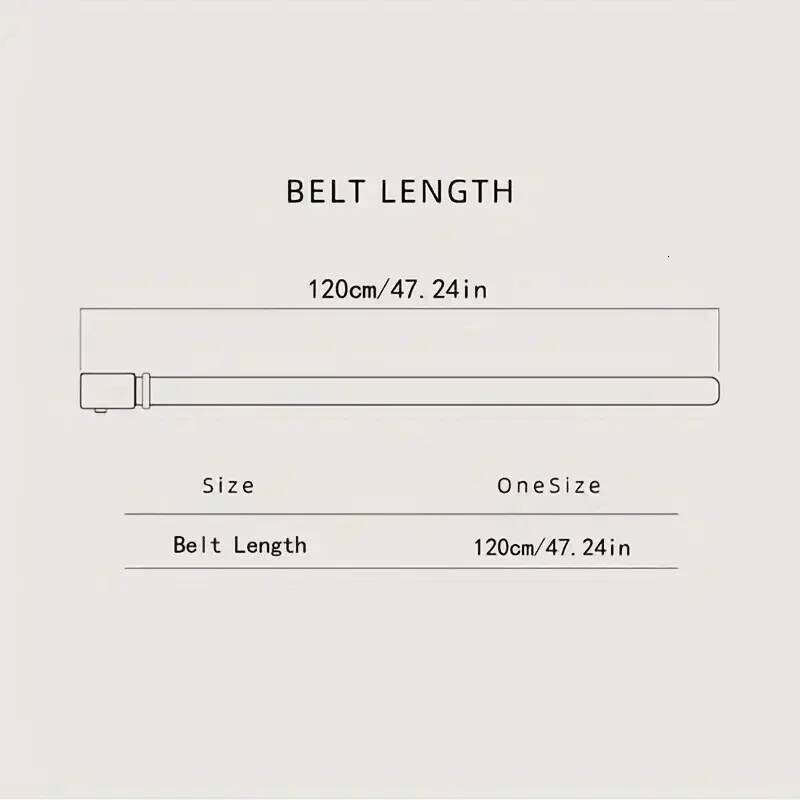 Men's Business Smooth Buckle Leisure Jeans Suit Pants Belt Y260225