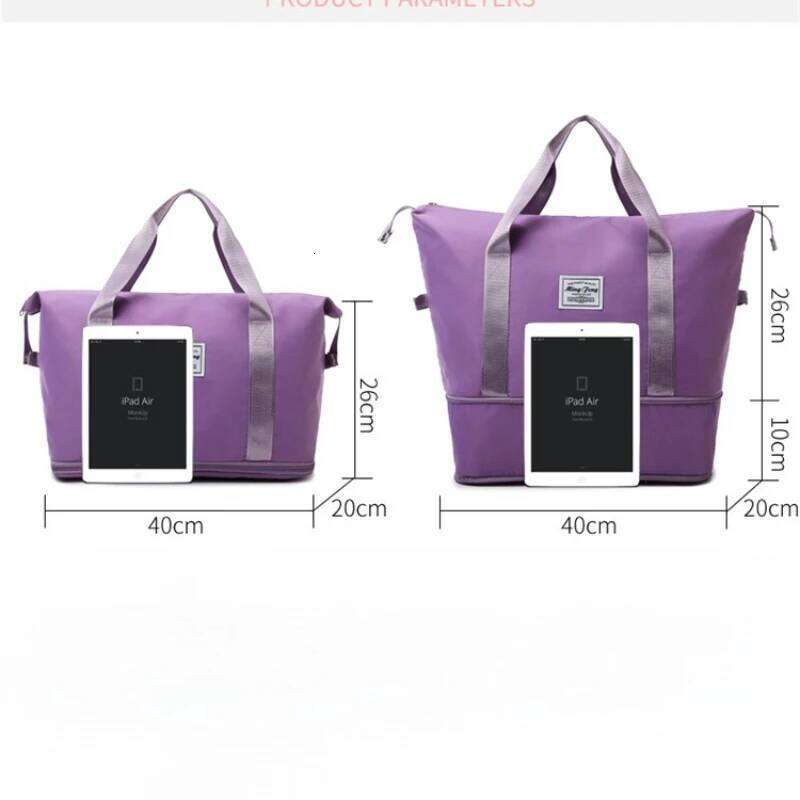 Large Capacity Waterproof Travel Dry-wet Separation Sports Yoga Swimming Fitness Business Trip Luggage Bag Y260225