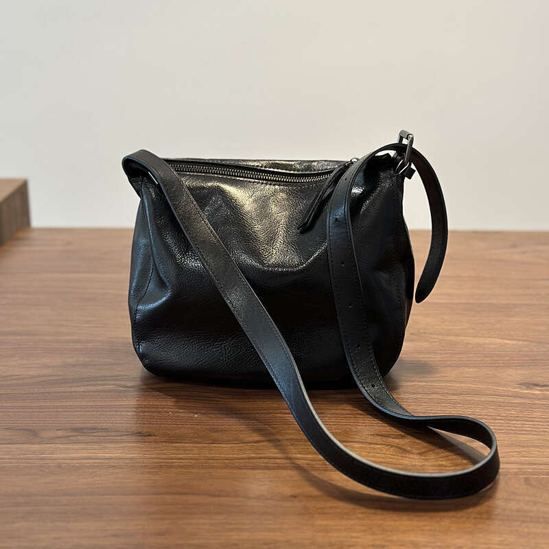 Luxury Shoulder Bags Totes New Japanese Vegetable Tanned Crossbody For Women Casual Style Single Genuine Leather High End Bucket Bag SENYY