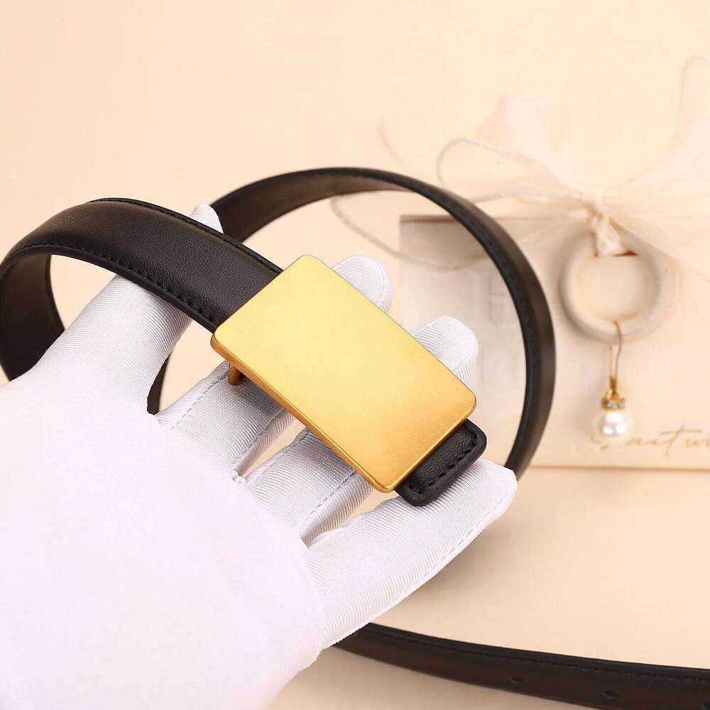 Women's Leather Belt Luxury Brand Waist Chain for Jeans and Dress Retro Pyramid Buckle Double Sided Belts Y260225