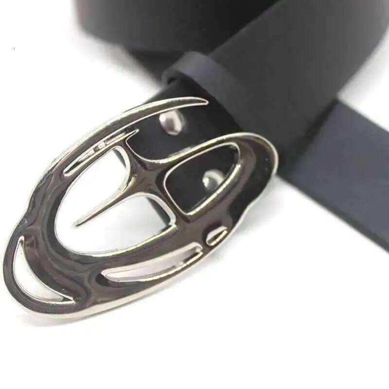 IEFB New Trendy Belt Abstract Three-dimensional Cross Star Design Buckle Waistband Jeans Skirt Accessories Fashion Belts 9W490 Y260225